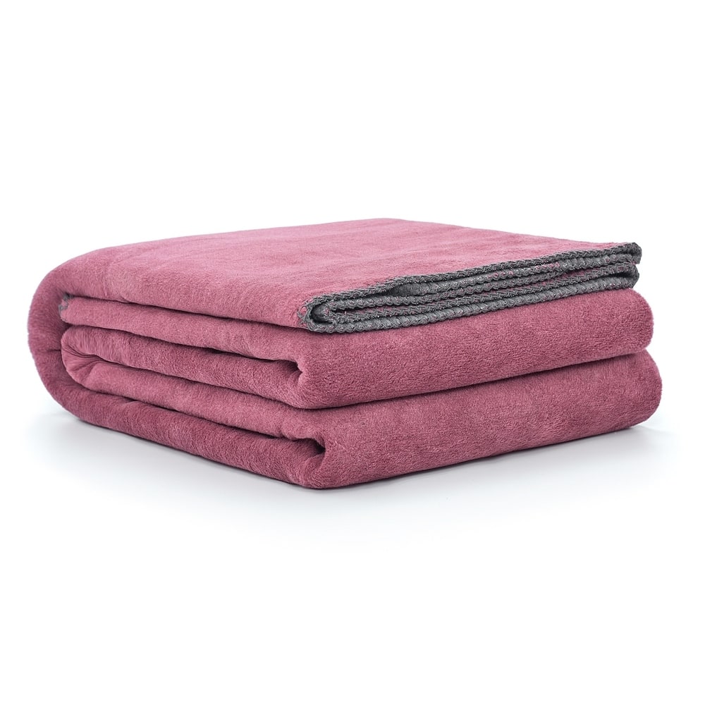 Reversible Luxury Cotton Blend Throw Blanket