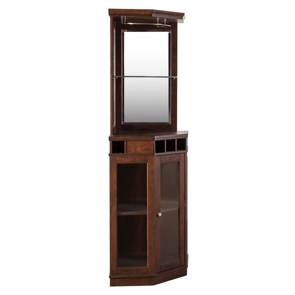 Home Source Arms Corner Wine Storage Bar Unit Overstock 28302235