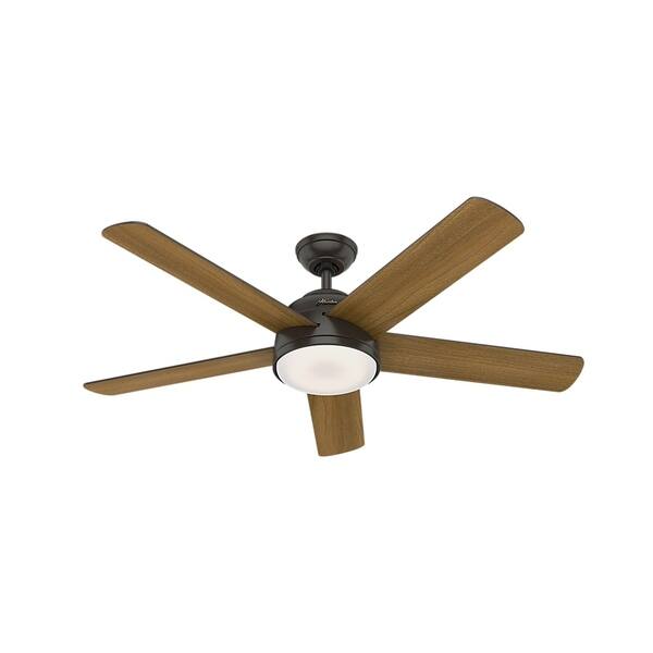 Shop Hunter 54 Wifi Romulus Noble Bronze Ceiling Fan With