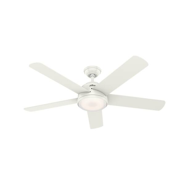 Shop Hunter 54 Wifi Romulus Fresh White Ceiling Fan With