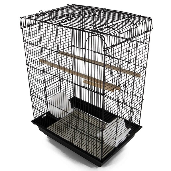 open dog cage