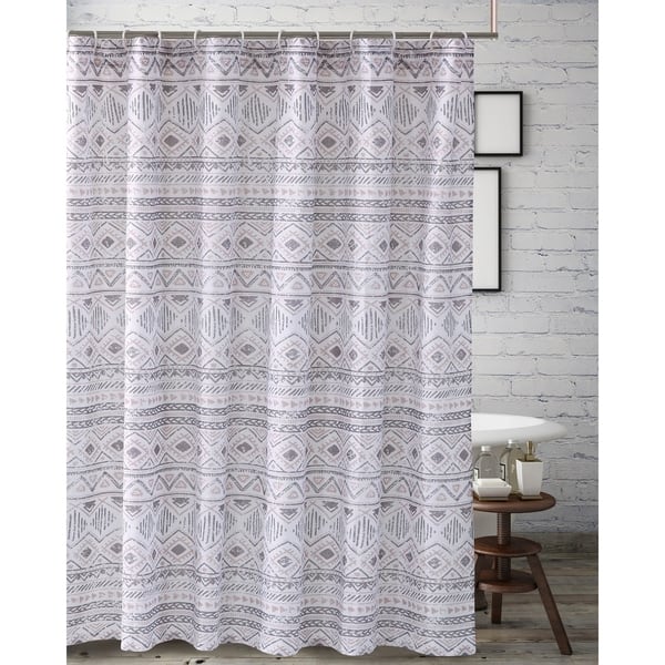 Barefoot Bungalow African Mud Cloth Art Shower Curtain - Bed Bath ...