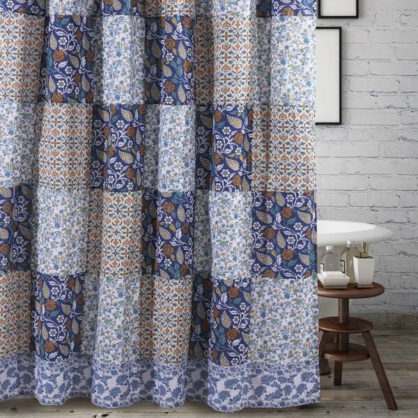 Shop Greenland Home Fashions Pandora Blue Shower Curtain On Sale