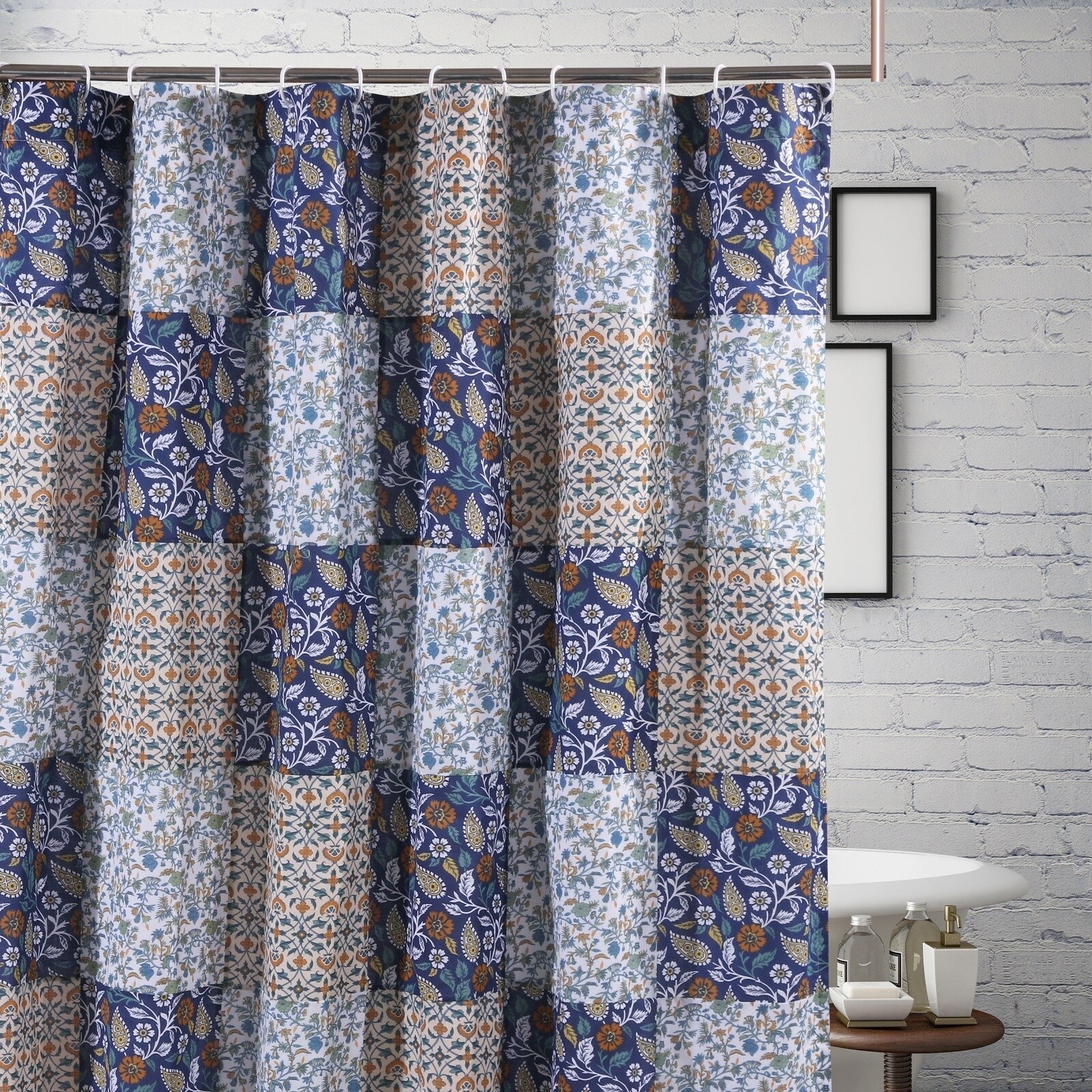 Shop Greenland Home Fashions Pandora Blue Shower Curtain On Sale