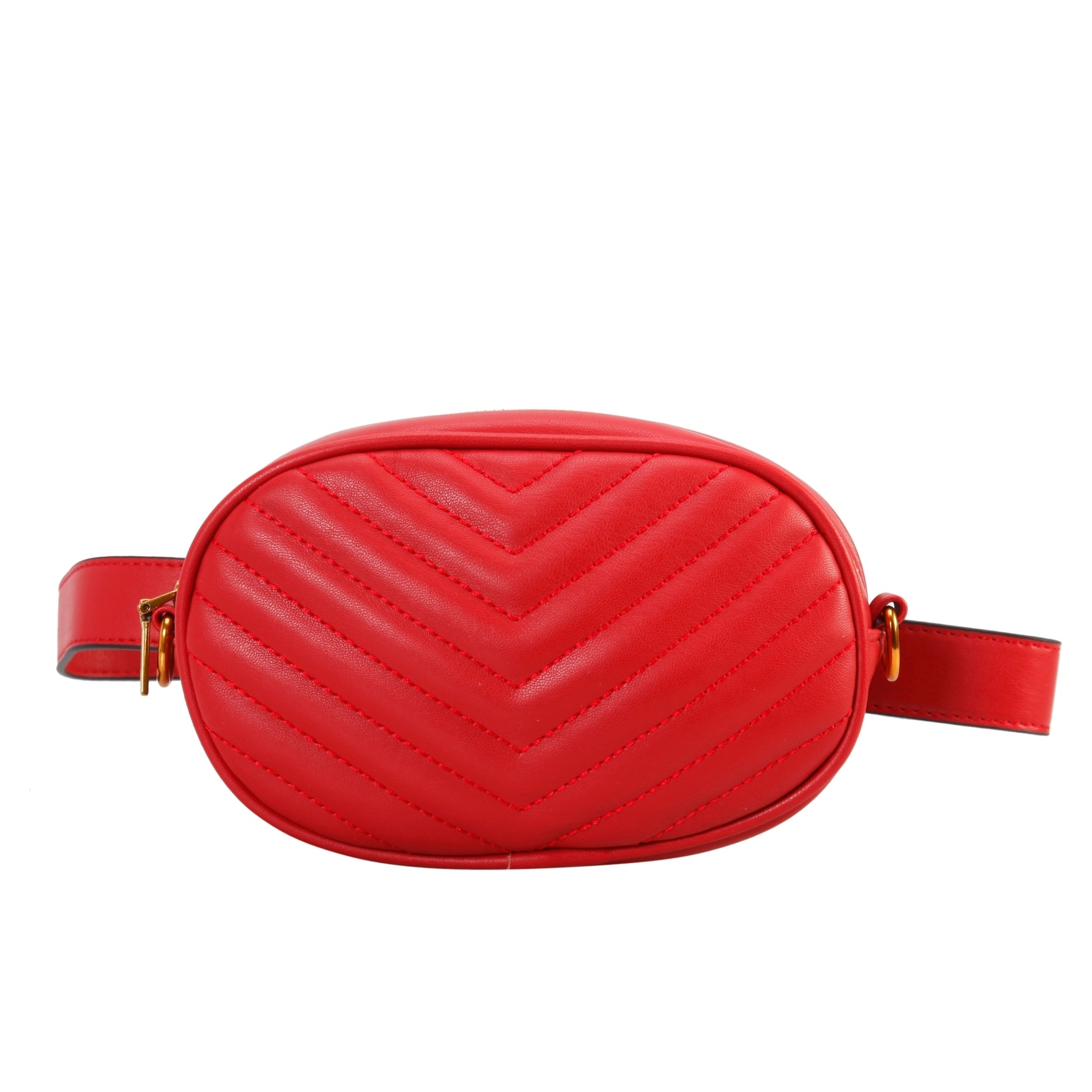 red waist bag