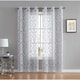 preview thumbnail 5 of 12, Gracewood Hollow Kulenovic Knitted Lace Medallion Curtain with Scalloped Bottom