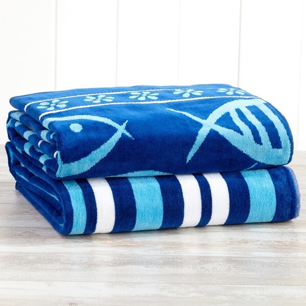 nautical beach towels