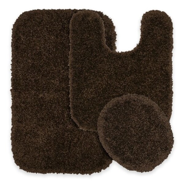 Brooklyn 3PC Bath Rug set - Overstock - 28303216