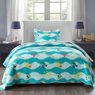 Porch & Den Lumbee Aquatic Quilt Set