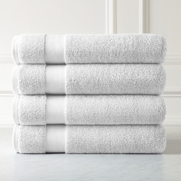 White 100% Egyptian Cotton 500gsm 9 Piece Towel Set
