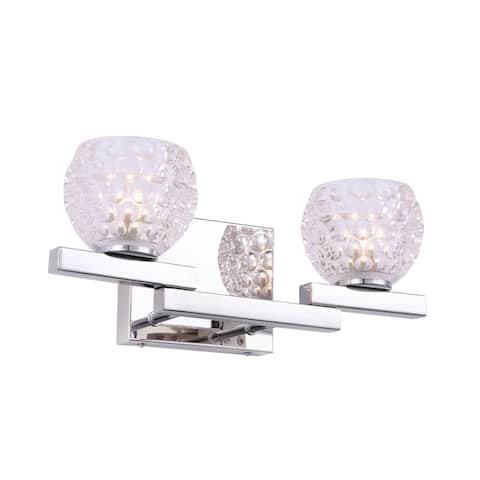 Woodbridge Lighting 18552CHRLE Jewel 2-light Bath w/ LED
