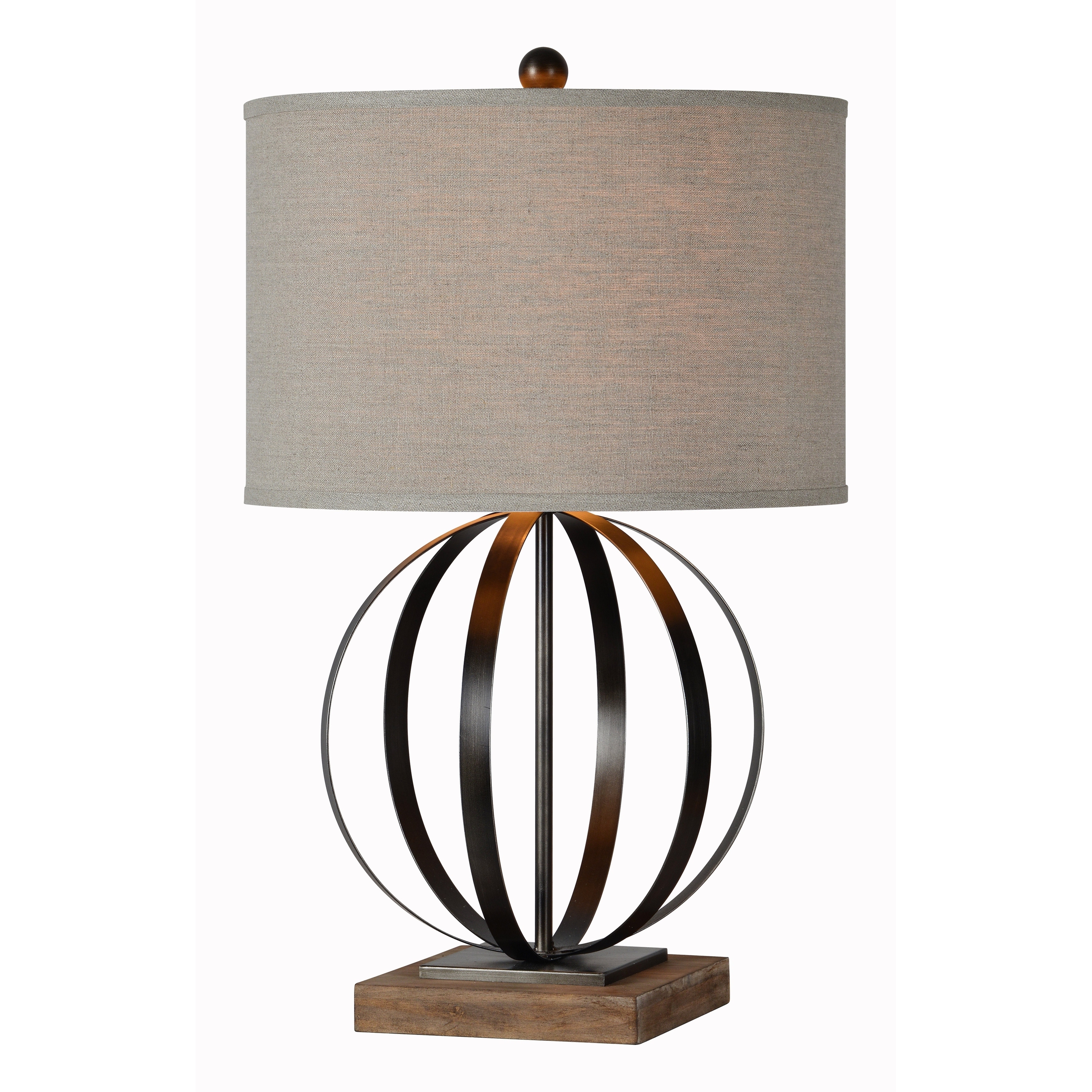 metal sphere table lamp