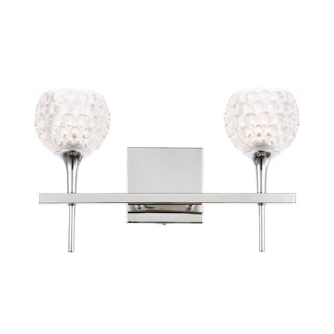 Woodbridge Lighting 20852CHRLE Bristol 2-light Bath w/LED