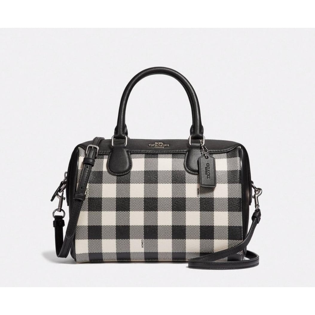 coach mini bennett satchel black