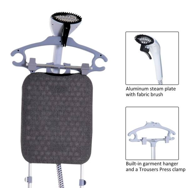 Shop Homcom 1350 Watt Upright Garment Steamer With Stand On Sale