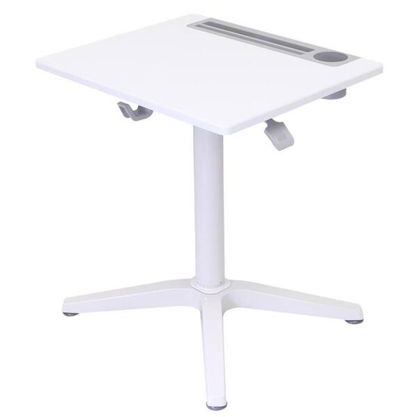 Motionwise Smp30w Pneumatic Adjustable Height Standing Desk 21x25x30 5 45 5 Snow White Overstock 28303822