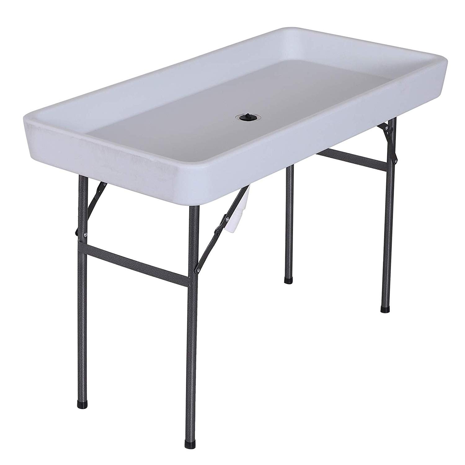 sporting-goods-4-foot-folding-fish-fillet-cleaning-table-with-sink-for