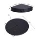 Soozier Round Folding Portable Pole Dance Crash Mat - Black - Thumbnail 6