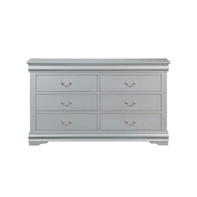 Buy Size 6 Drawer Grey Modern Contemporary Dressers Chests