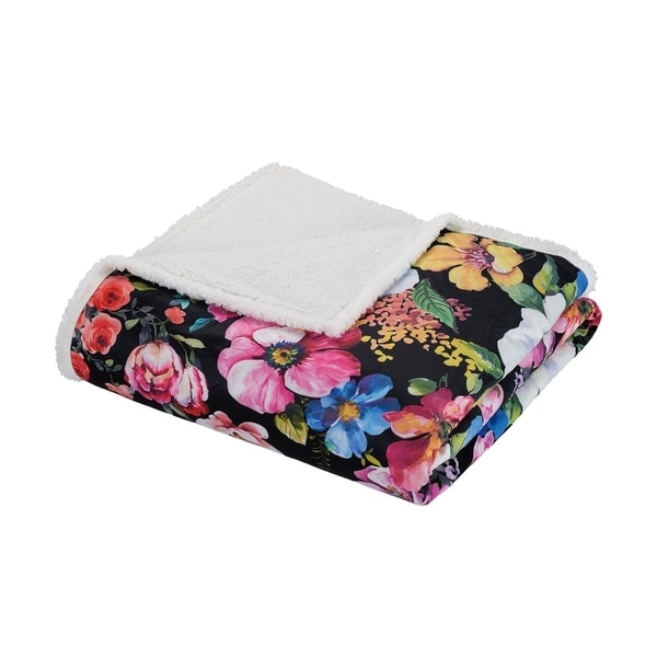 Melli Mello® Mia Plush Throw with Faux Sherpa Reverse. Opens flyout.