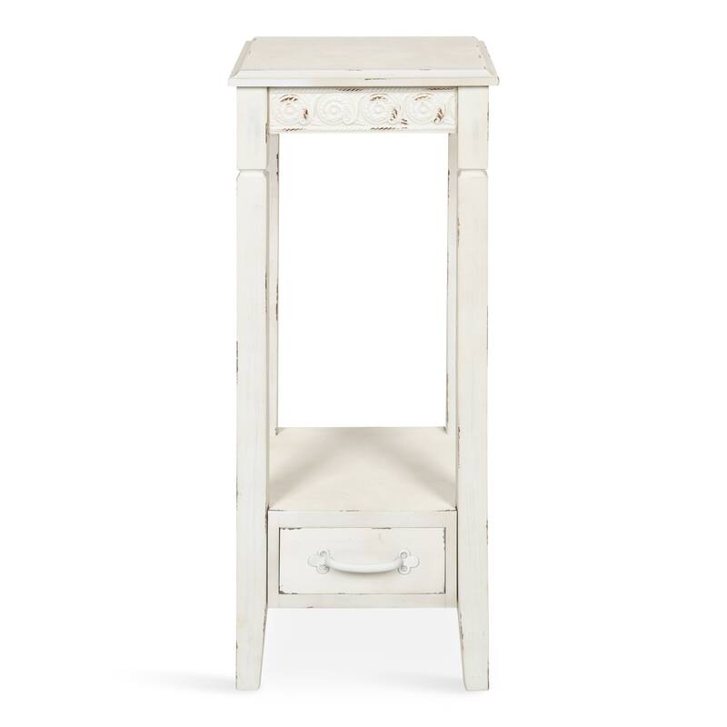 Kate and Laurel Idabelle Wood Square Accent Table - 12x12x30