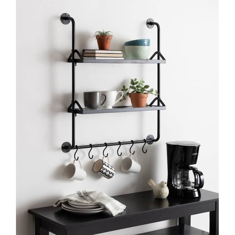 Copper Grove Mariguitar Metal Wall Shelf - 26' x 31' - 26x31