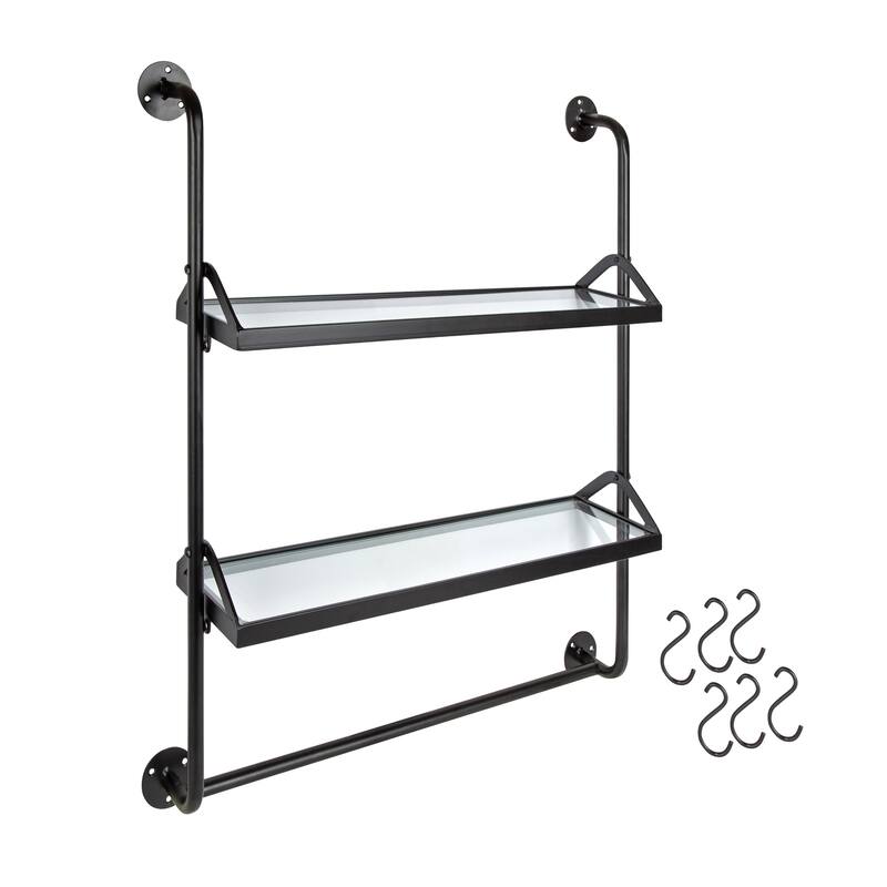 Copper Grove Mariguitar Metal Wall Shelf - 26' x 31' - 26x31