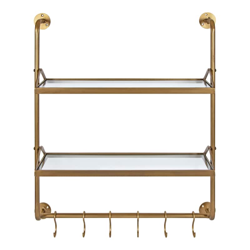 Copper Grove Mariguitar Metal Wall Shelf - 26' x 31' - 26x31