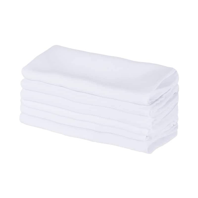DII Commercial Quality Napkin Set - Set of 6 - White