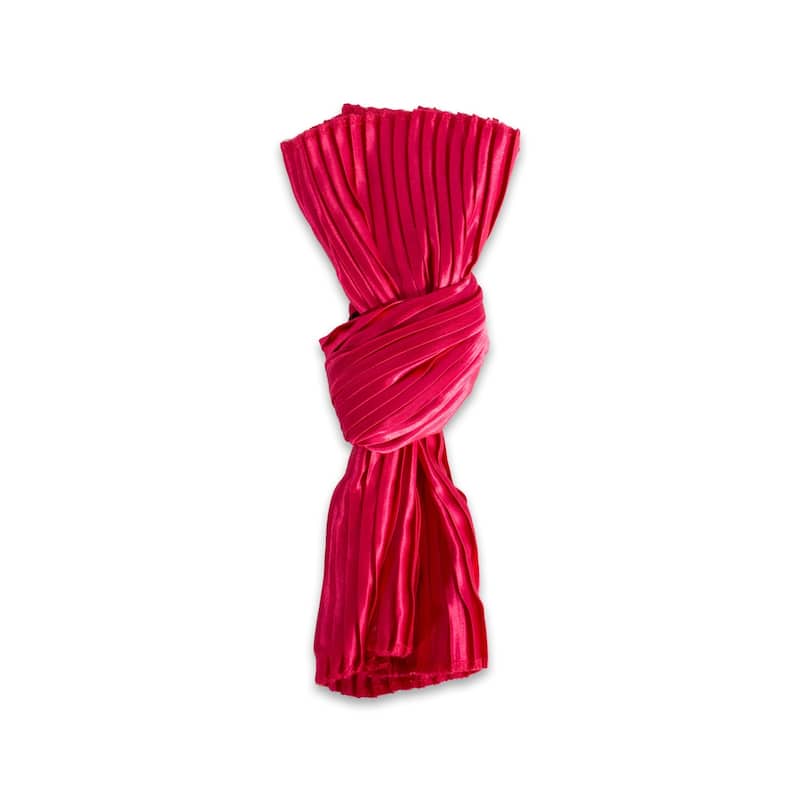 DII Cotton Napkin (Set of 6) - Red Satin Knot