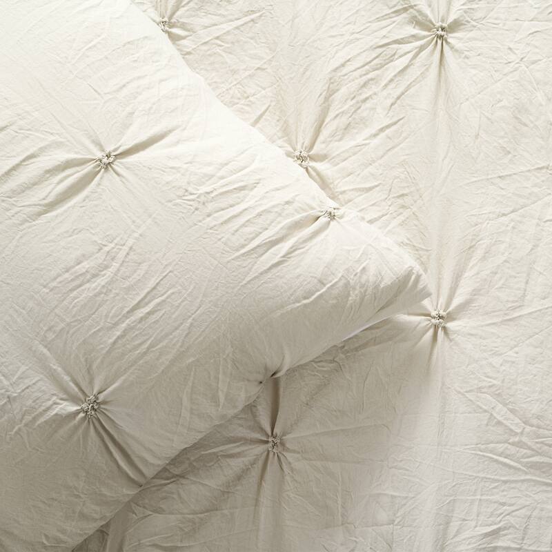 Lush Decor Ravello Pintuck Caroline Geo Comforter Set