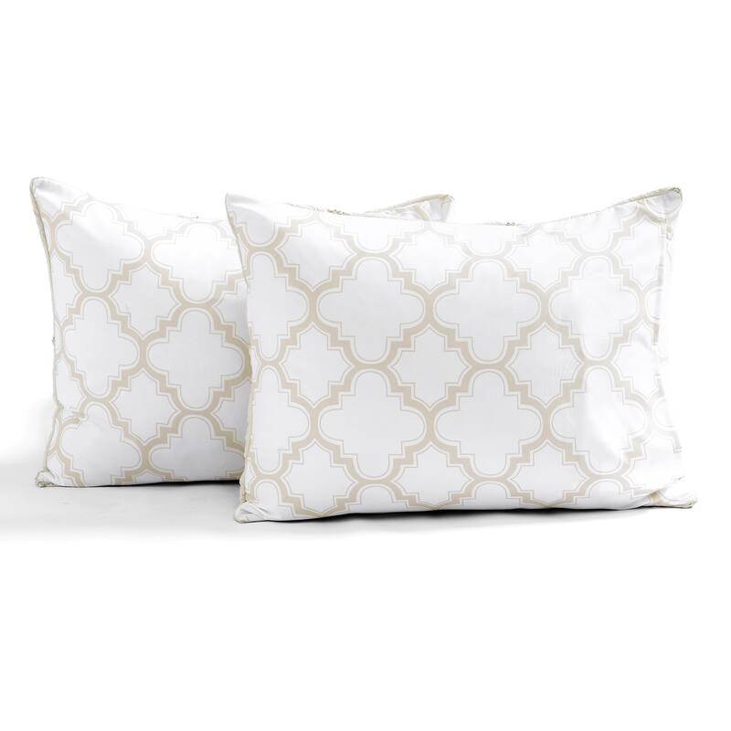 Lush Decor Ravello Pintuck Caroline Geo Comforter Set