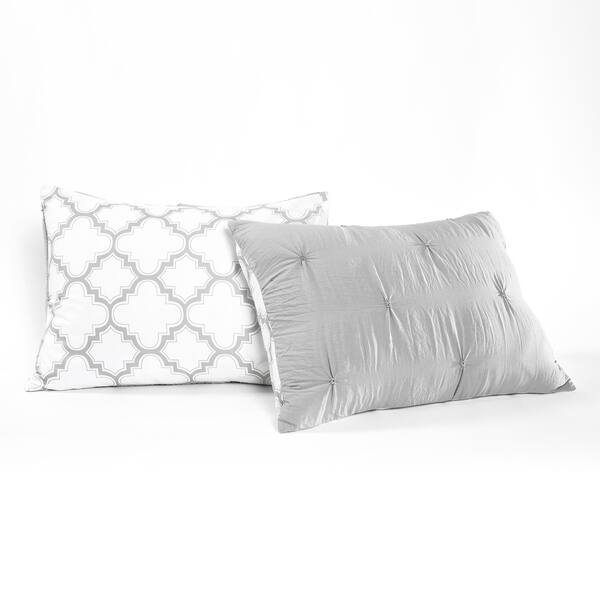 Shop Lush Decor Ravello Pintuck Caroline Geo Comforter Set