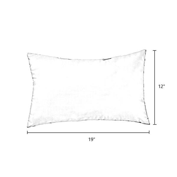 rectangle navy cushion