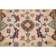 preview thumbnail 4 of 9, Kazak Oriental Traditional Hand Knotted Wool Pakistani Rug - 10'2" x 2'9" Runner