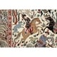 preview thumbnail 13 of 18, Isfahan Novelty Hand Knotted Wool & Silk Persian Oriental Area Rug - 8'5" x 5'2"