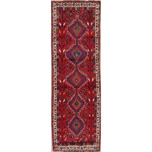 Lori Oriental Hand Knotted Wool Persian Rug - 9'8" x 3'1" Runner