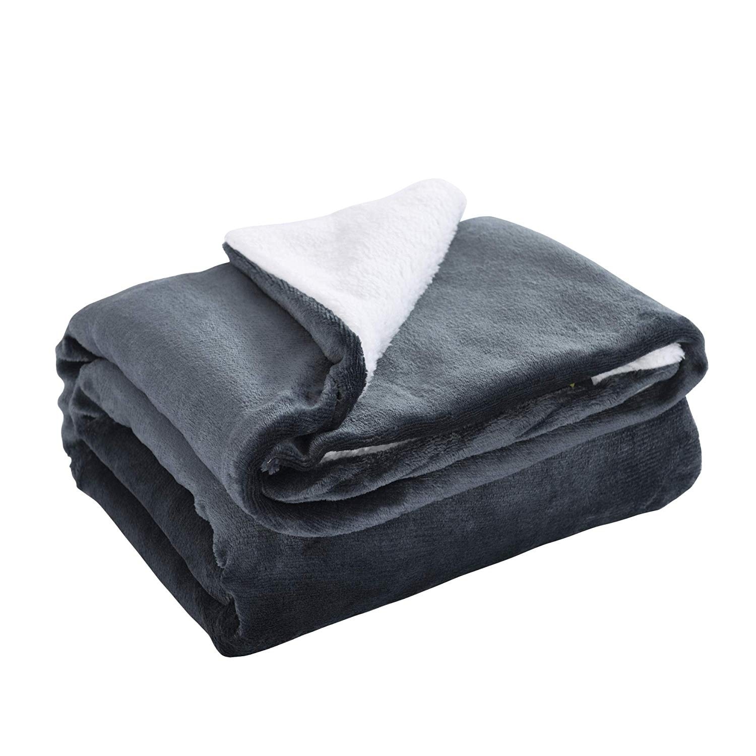 MarCielo Sherpa Throw Fleece Blanket 50 X 60 On Sale Overstock 28332966