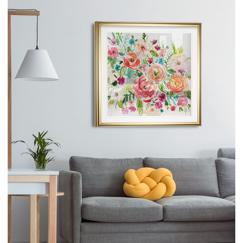 Illustrated Garden -Framed Giclee Print