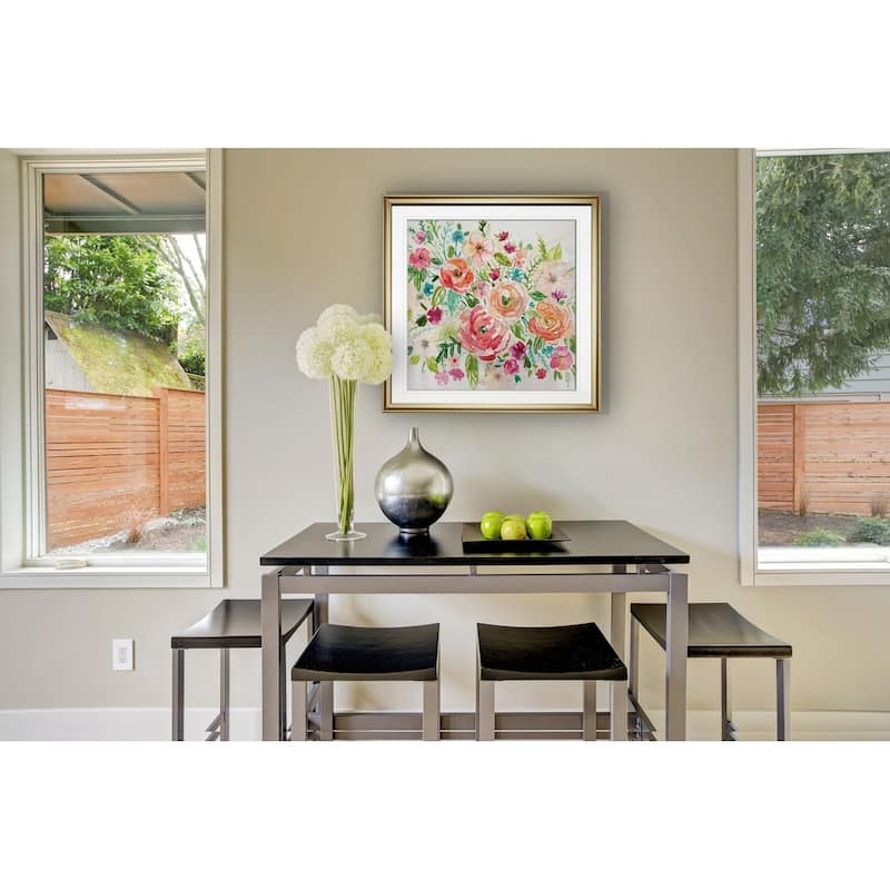 Illustrated Garden -Framed Giclee Print