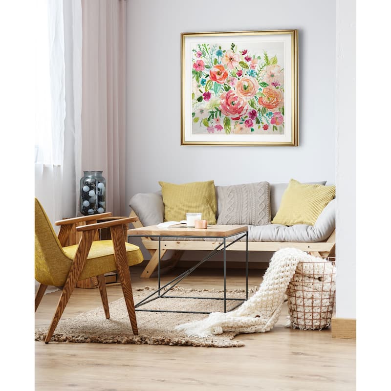 Illustrated Garden -Framed Giclee Print
