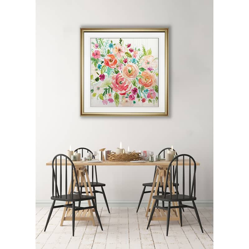 Illustrated Garden -Framed Giclee Print