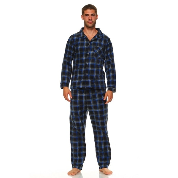 mens fleece nightwear