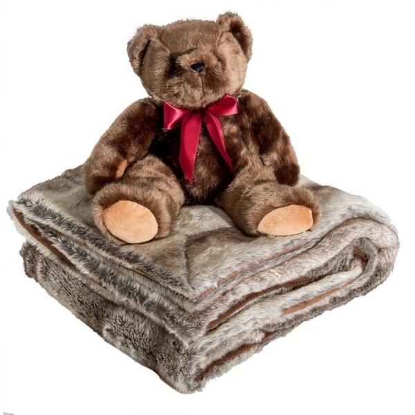 teddy faux fur blanket