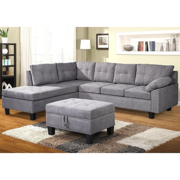 Harper Bright Designs Sectional Sofa Set With Storage