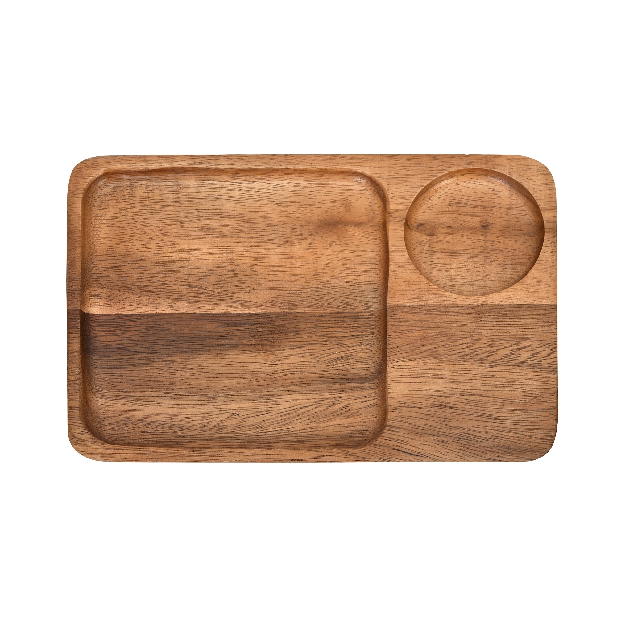 Wooden Rectangular Plate Holder with Rod, For Home and Kitchen