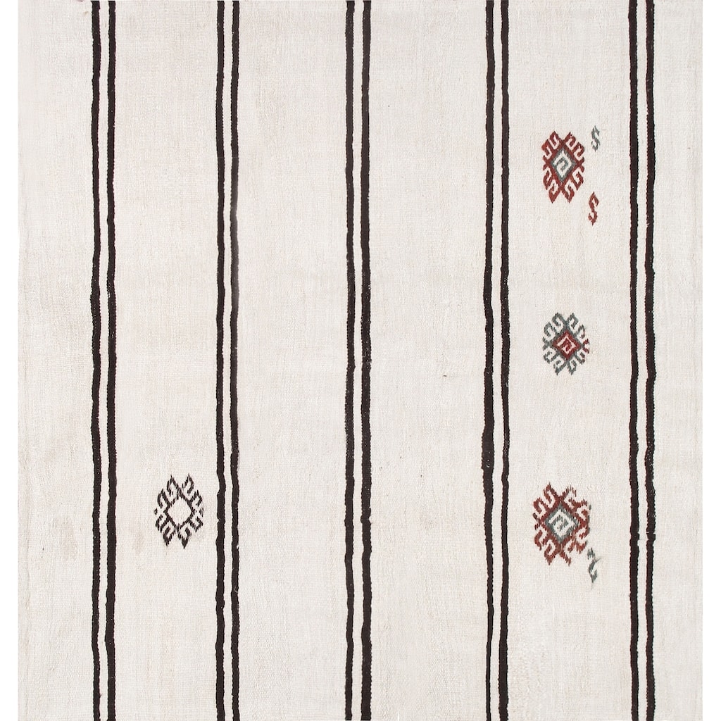 Pasargad Home Vintage Kilim Style Hand-Woven Area Rug - 5' 4" X 6' 0"