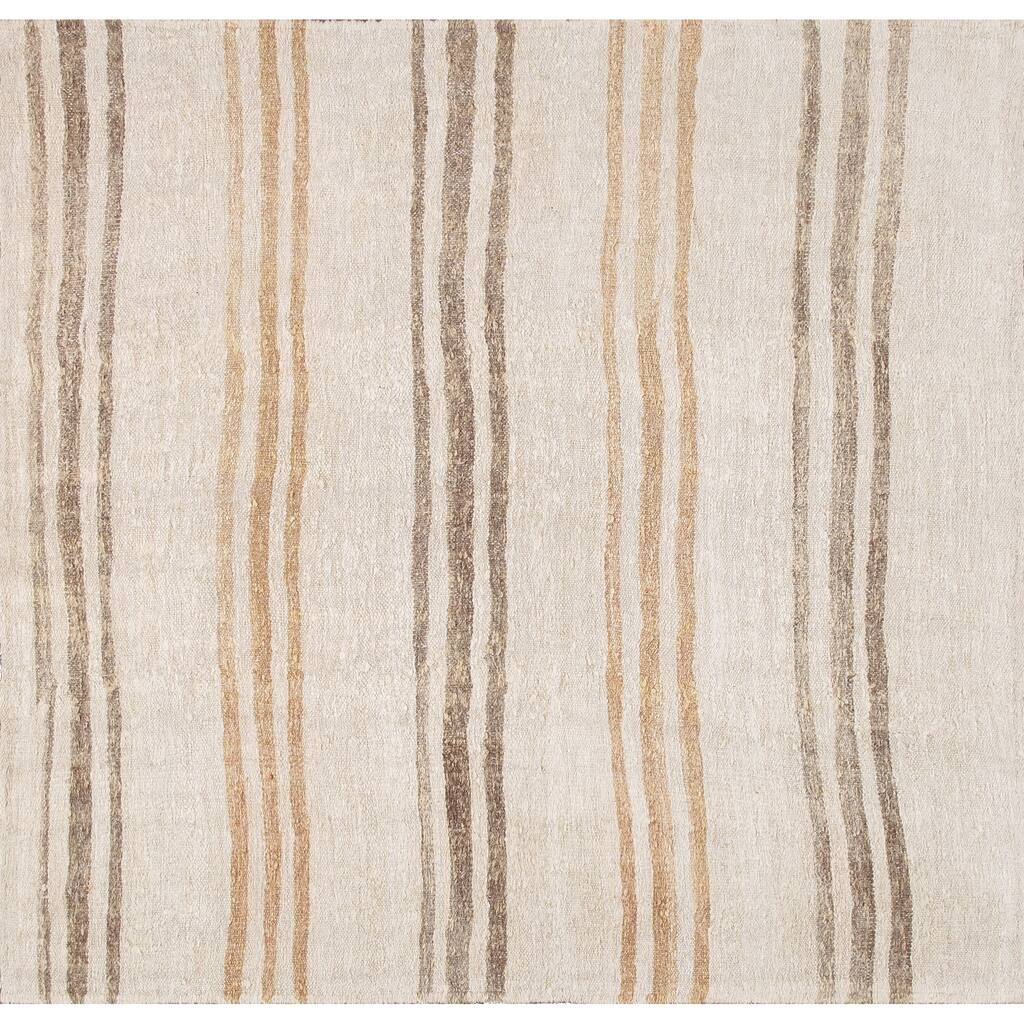 Pasargad Home Vintage Kilim Style Hand-Woven Hemp Area Rug - 5'11" X 6' 2"