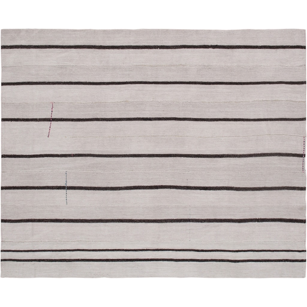 Pasargad Home Vintage Kilim Style Hand-Woven Hemp Area Rug - 6' 5" X 7' 9"