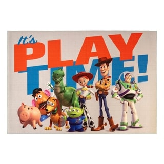 Licensed Disney Pixar Toy Story Playtime Youth Digital Printed Area Rug - 4' 6" x 6' 6"